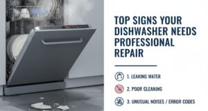 top signs your dishwasher needs repair