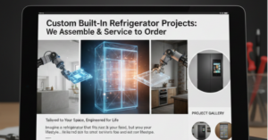 custom built-in refrigerator