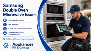 Samsung double oven microwave control board relay repair in Tampa FL