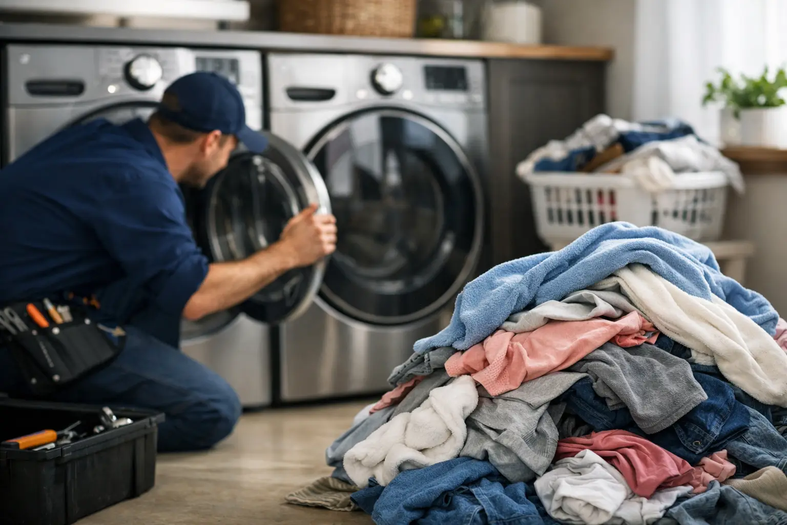 Schedule Washer Repair Before Laundry Backs Up in Tampa FL