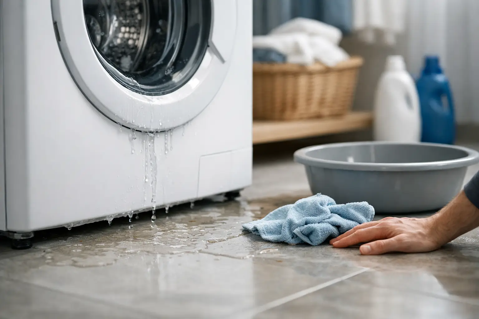Washer Leaking: Why It Happens and What to Do