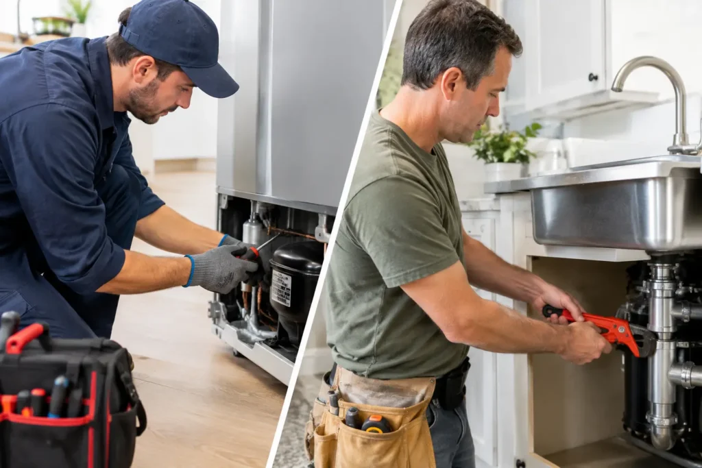 Appliance Technician Versus Handyman for Repairs